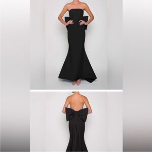 Alexia Maria - Black Dress with Bow Detail